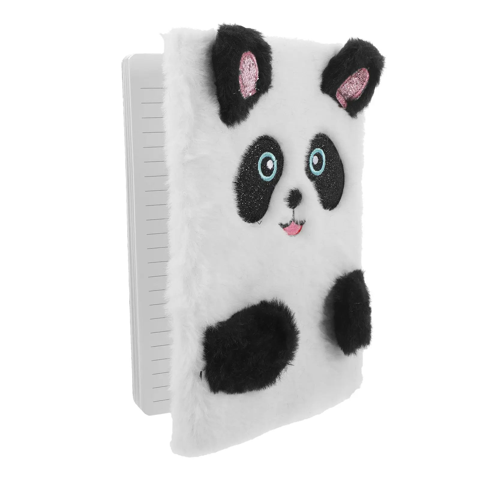 

Writing Pad Notebook Panda Pouch Girls Plush Pocketbook Students Supplies Child