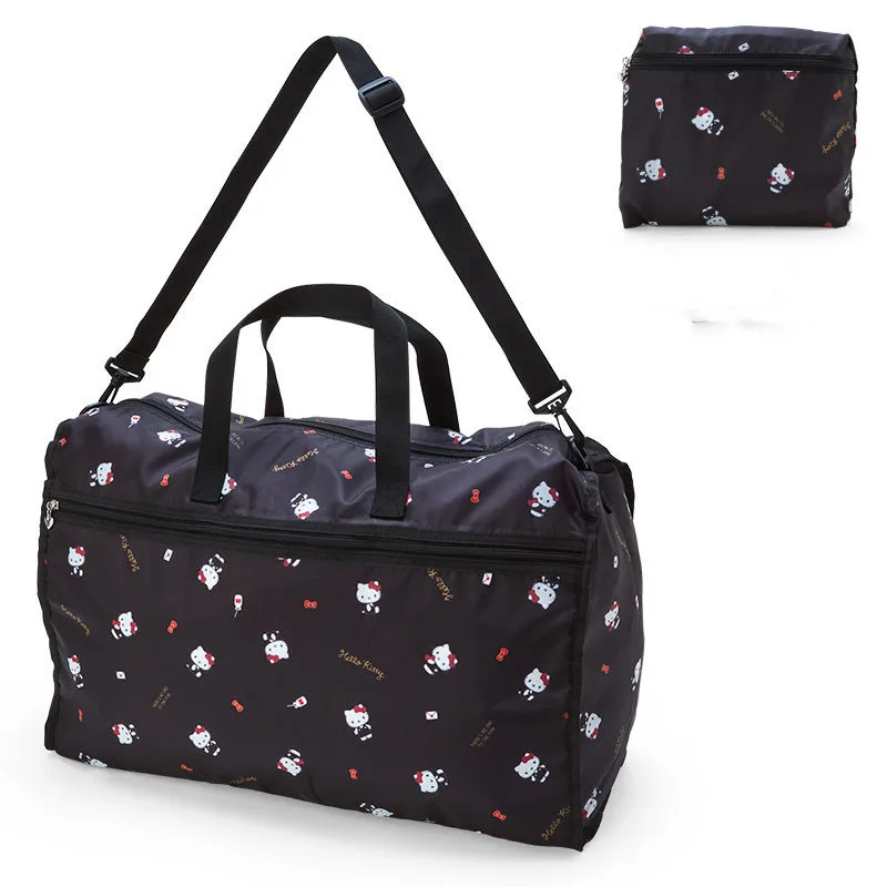 Kawaii Sanrio Travel Bag Hello Kittys Accessories Cute Anime Large Capacity Foldable Luggage Bags Gym Bags Toys for Girls Gift