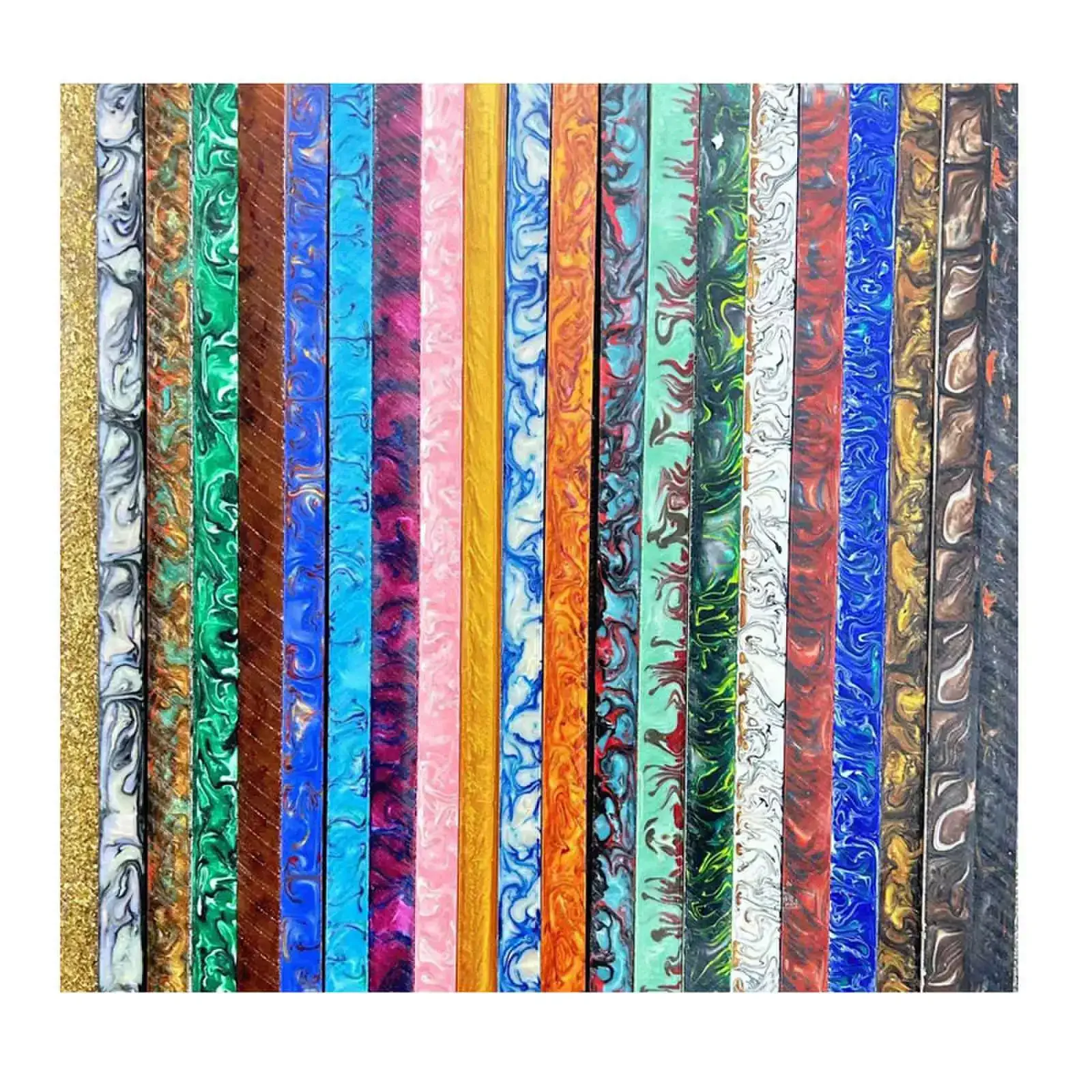 Resin stabilized wood square material machine carved handmade carving handle handicraft carving accessories processing material