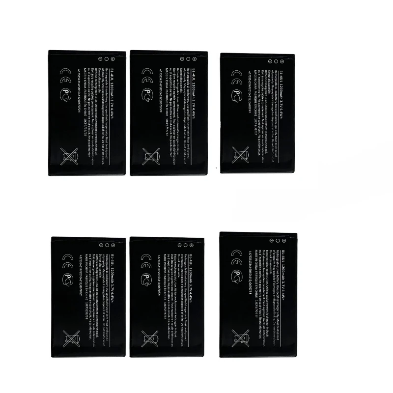For Nokia lumia 225DS 230DS Asha 225 230 215 1126 1012 5310 RM 1172 BL-4UL 3.7V 1200mAh Rechargeable Batteries