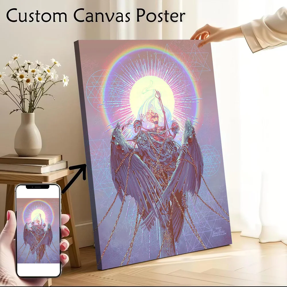 Failed Ascendence Canvas Poster Customizable Pictures Wall Art Canvas Painting for Home and Decoration Decorative Picture Frames