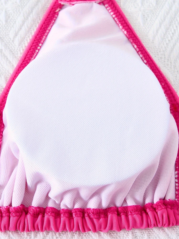 Heiß begehrtes, hochwertiges Produkt: Badeanzug-String-Bikini-Set, sexy Damen-Badeanzug mit Kristalldiamant-Verzierung und Damen-Strandkleidung. – Detail 8