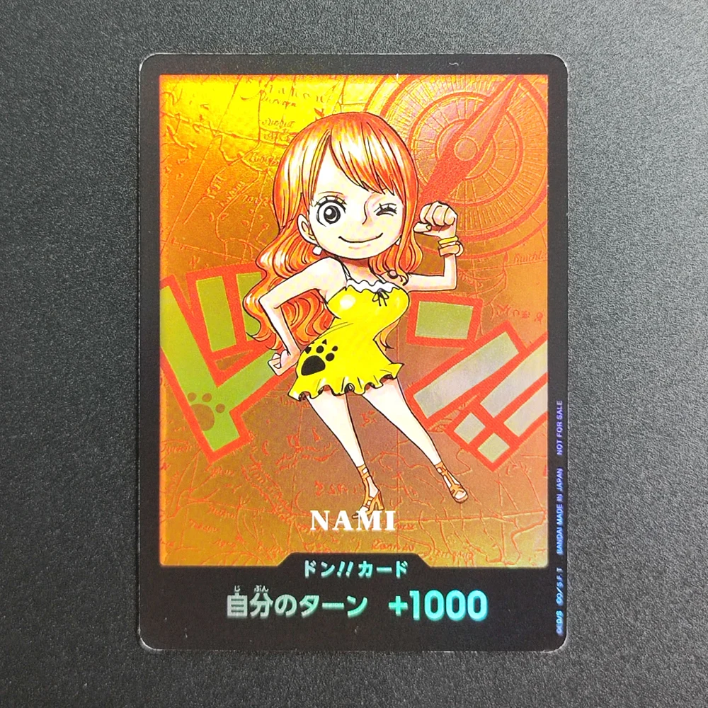 One Piece DON Cards DIY TCG OPCG Japanese NICO ROBIN 1000 RARE Single Stamping Textured Card Anime Collectible Cards Toys