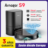 Arnagar S9 Robot Cleaner 2600mAh 3500Pa Vacuum Robot Cleaner Low Noise Self-Empty Electric Sweeper Robot Sweeper by APP Control