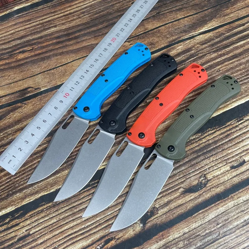 

Portable B15535 Pocket Outdoor Camping Folding Knife CTM-154 Blade Nylon Fiber Handle Hunting Knives Survival Tactical EDC Tools