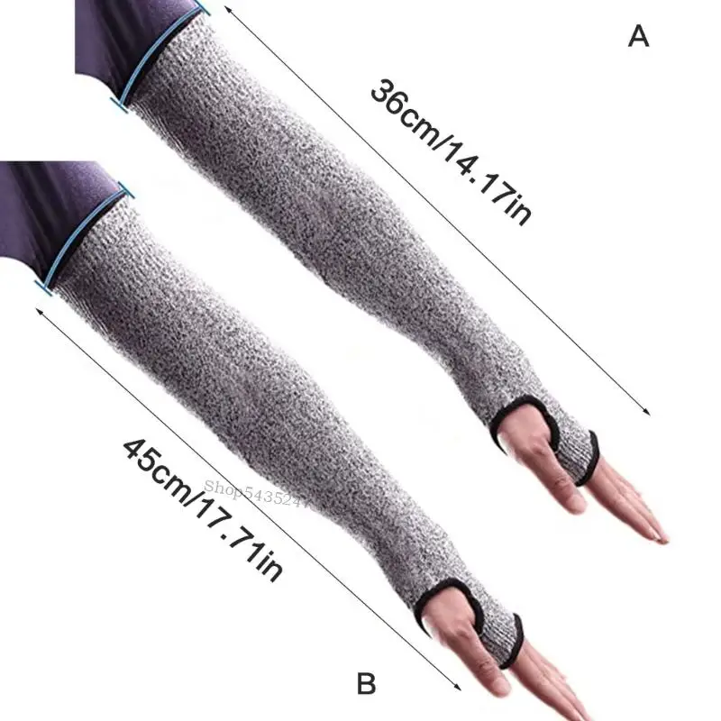 1pc Protetores braço segurança multiuso densidade HPPE Fabric, aprimorando a resistência à abrasão para os H7EF