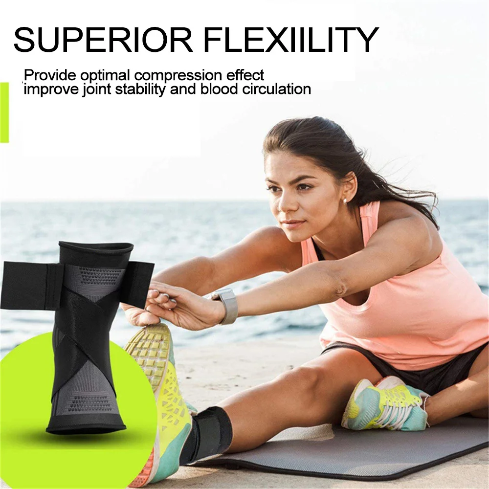 Sports Ankle Support Protective Strap Adjustable Strong Compression Anti Twist Fitness Professional Foot Protection Strap