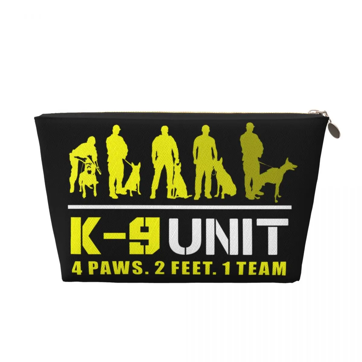 Custom K9 Unit Malinois Travel Cosmetic Bag Women Belgian Shepherd Dog Toiletry Makeup Organizer Ladies Beauty Storage Dopp Kit