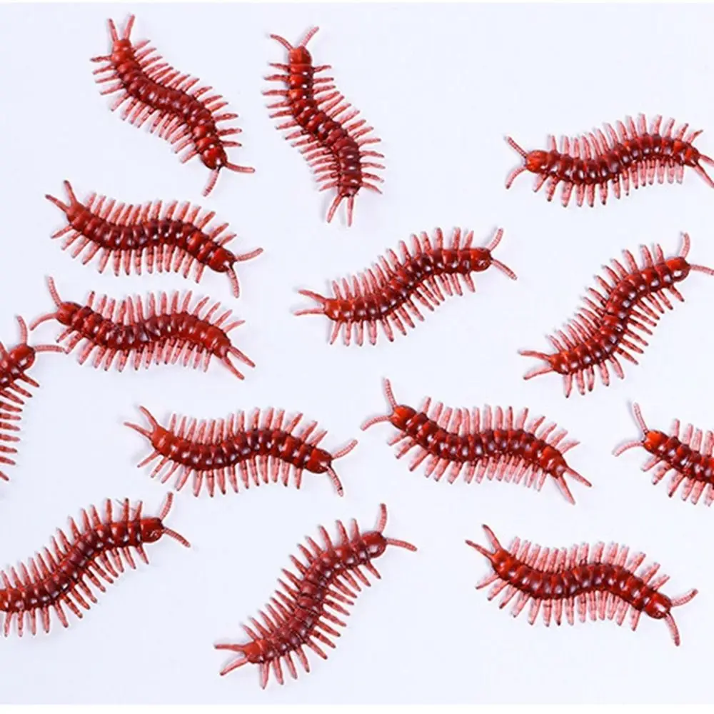 10Pcs/set Scorpion Simulation Fake Rubber Cockroach Centipede Fake Simulation Cockroach Model Soft Material Gecko Tricky Props