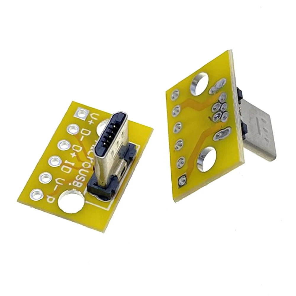 MICRO power adapter board 1.25/PH2.0/XH2.54MM spacing adapter board MICRO USB Mike 5p female power board data cable test