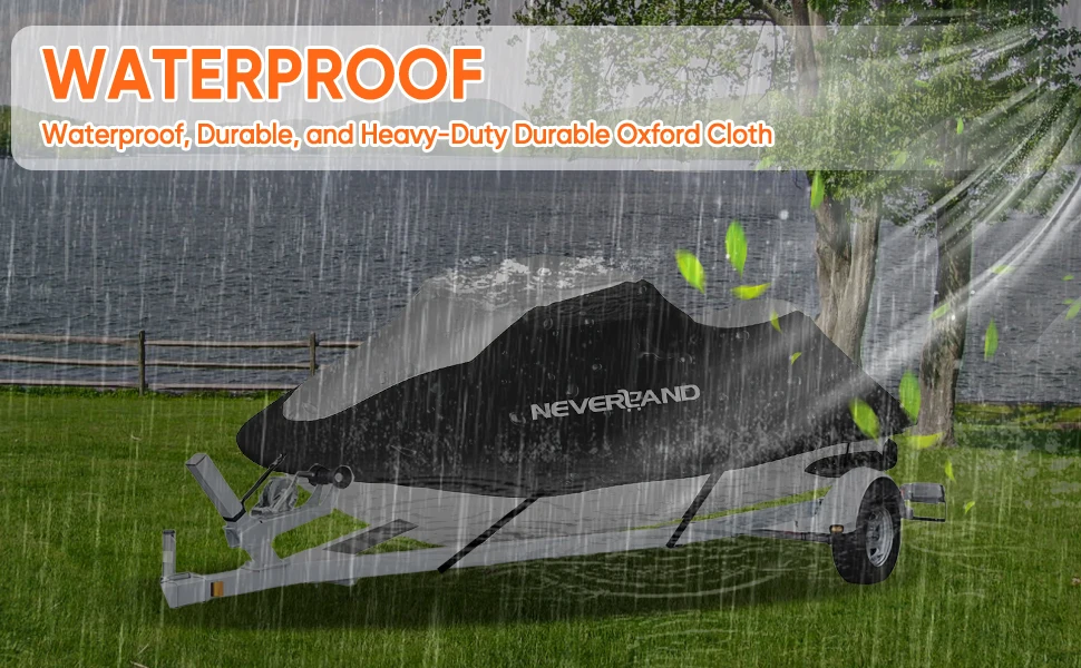Waterproof Jet Ski Cover for 3-Seat Personal Watercraft — detail 2