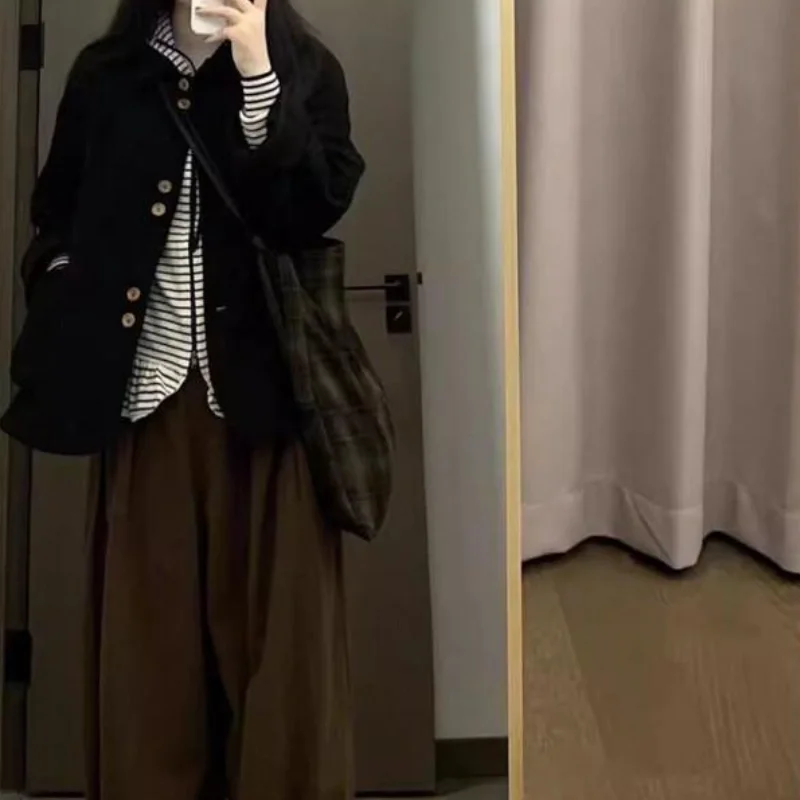 

Горячая весна и осень Kawaii мода для отдыха с длинными рукавами пальто одежда женская одежда топы студенческая куртка с героями мультфильмов новый стиль