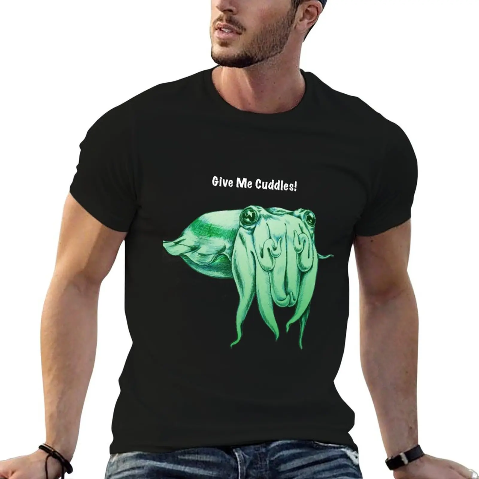 

Give Me Cuddles T-Shirt sweat vintage boys animal print mens clothing