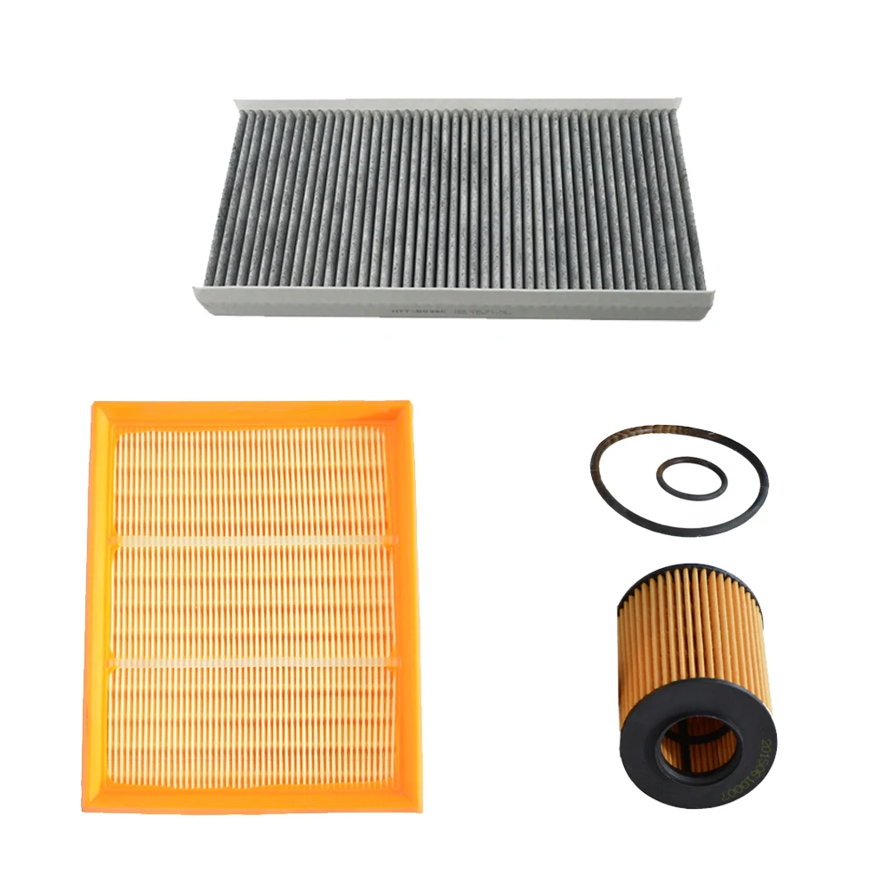 3pcs Filter Set For MERCEDES BENZ A160 W169 2010-2013 A180 A200 B170 B200 W245 2008 Engine Cabin AC Air Oil Filter Accessories