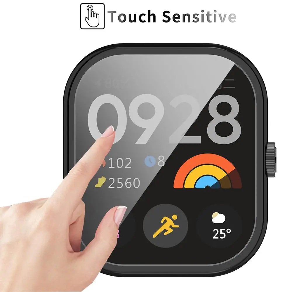 TPU  Case for Redmi Watch 4 Case Cover - Full Coverage TPU Protective Case Cover For Xiaomi Redmi Watch 4