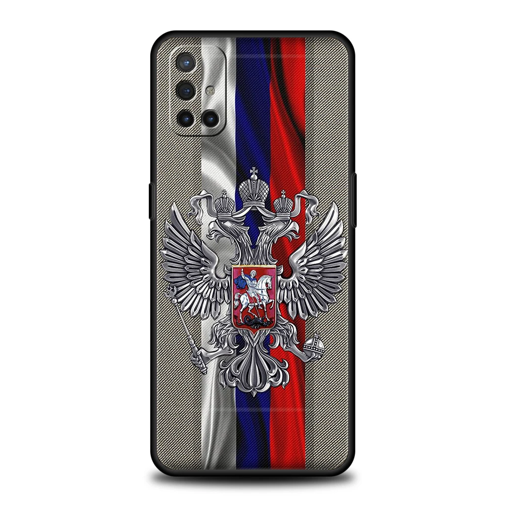 Russian Flag Phone Case for Oneplus Nord N100 N10 10 7 8 9 10R 9R 7T 8T N200 CE 2 2T 9RT Z Pro 5G Silicone Cover Shell Coque Bag