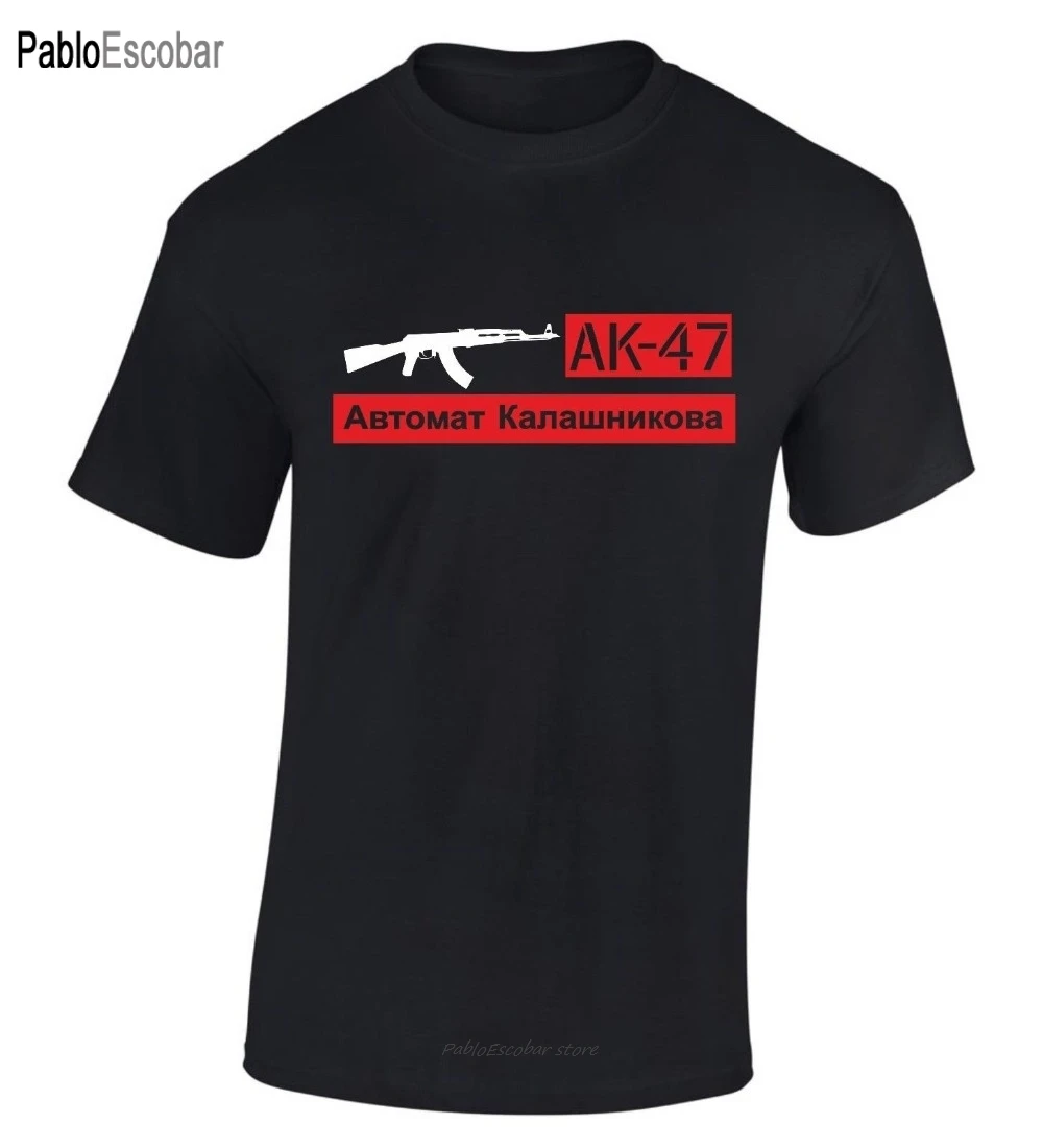 Ak-47 Kalaschnikow Kalashnikov Ak47 T-Shirt Cccp Russland Men New Fashion O-Neck Stylish My T Shirt