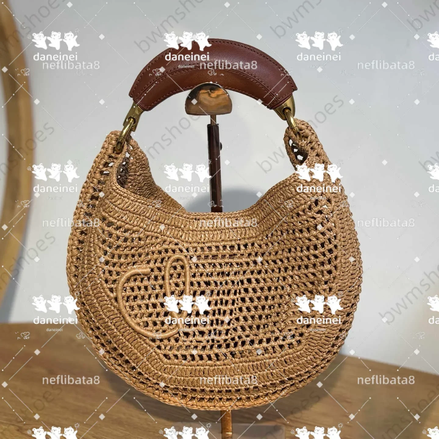 

top quality designer straw Luxury Beach Designer Handbag tote bag Womens Fashion Shoulder Large Capacity Shopping Bag 5