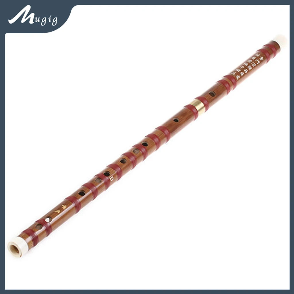 

Handmade Chinese Dizi Flute Bamboo Key D Traditional Chinese Instrument Handcrafted Flute With Chinese Characters Woodwinds