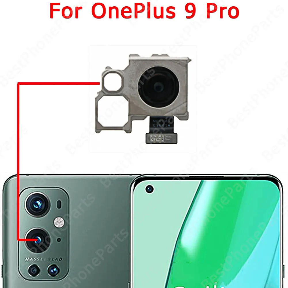 Big Rear Front Camera Module For Oneplus 9 Pro 1+ 9Pro One Plus Backside Facing Selfie Back View Repair Flex Cable