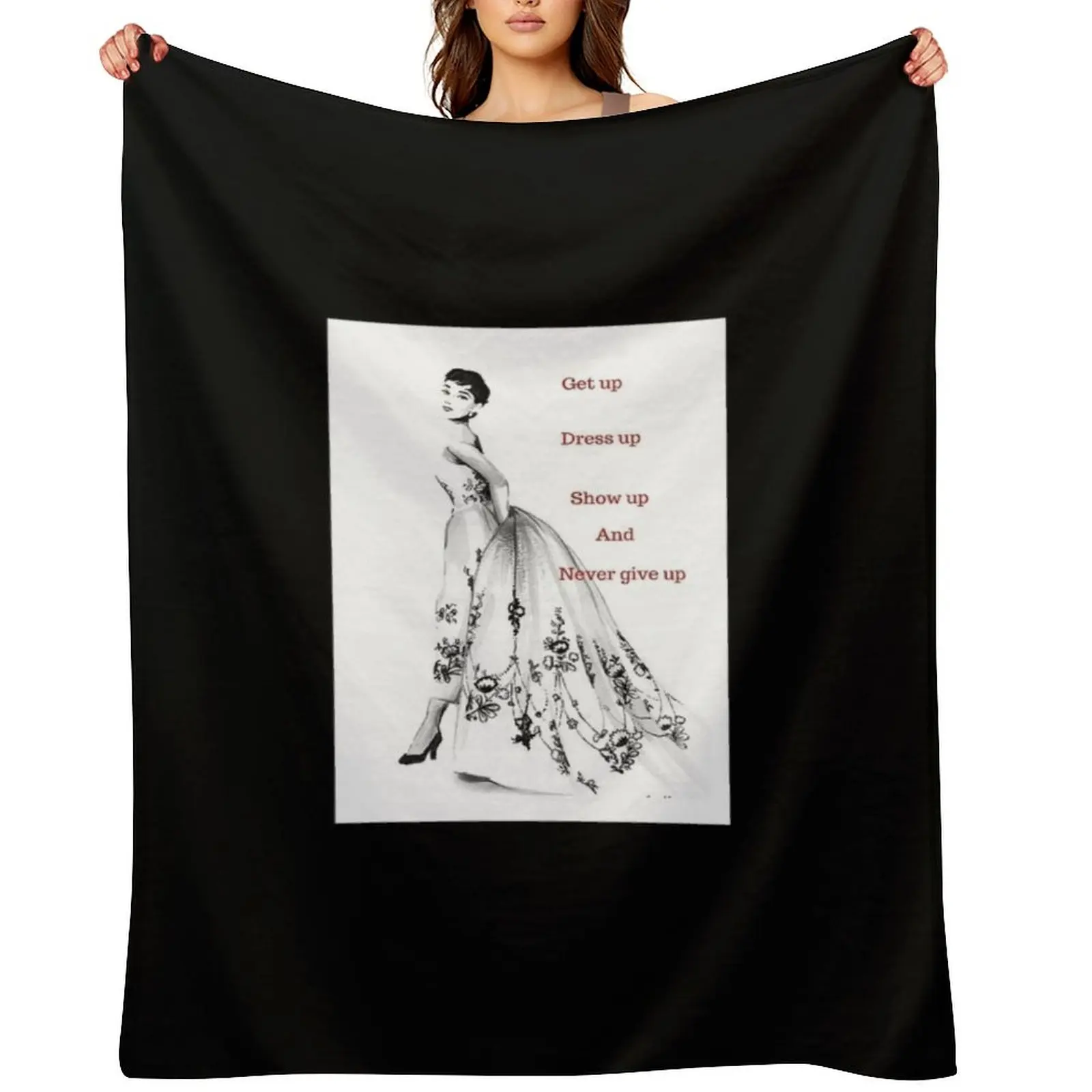 Andrey Hepburn(37 Throw Blanket Flannels Furrys Sofa Quilt Tourist Plaid on the sofa Blankets For Sofas Blankets