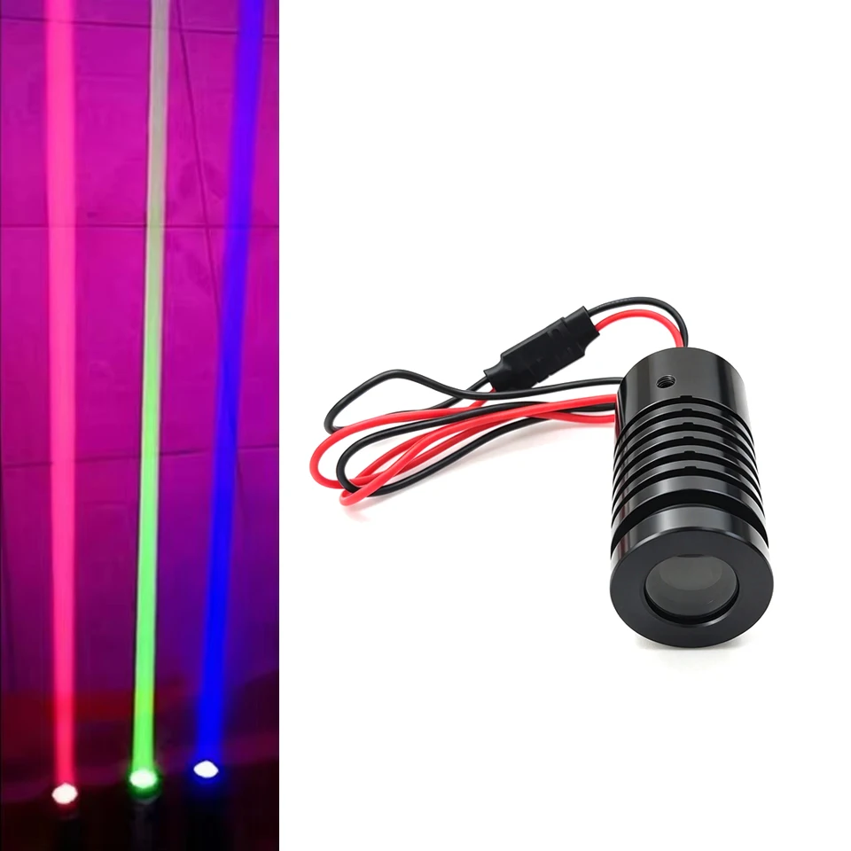 638nm 650nm 450nm 532nm Fat Dot Thick Beam 50/100/200mW Laser Module Bar Stage Lighting Halloween Party w