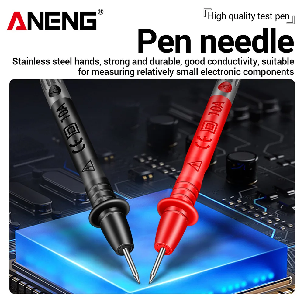 ANENG PT840 10A PVC Multimeter Table Pen Lead High Quality Universal Multi-function Combination Lines Test Pen Needle Stick Tool