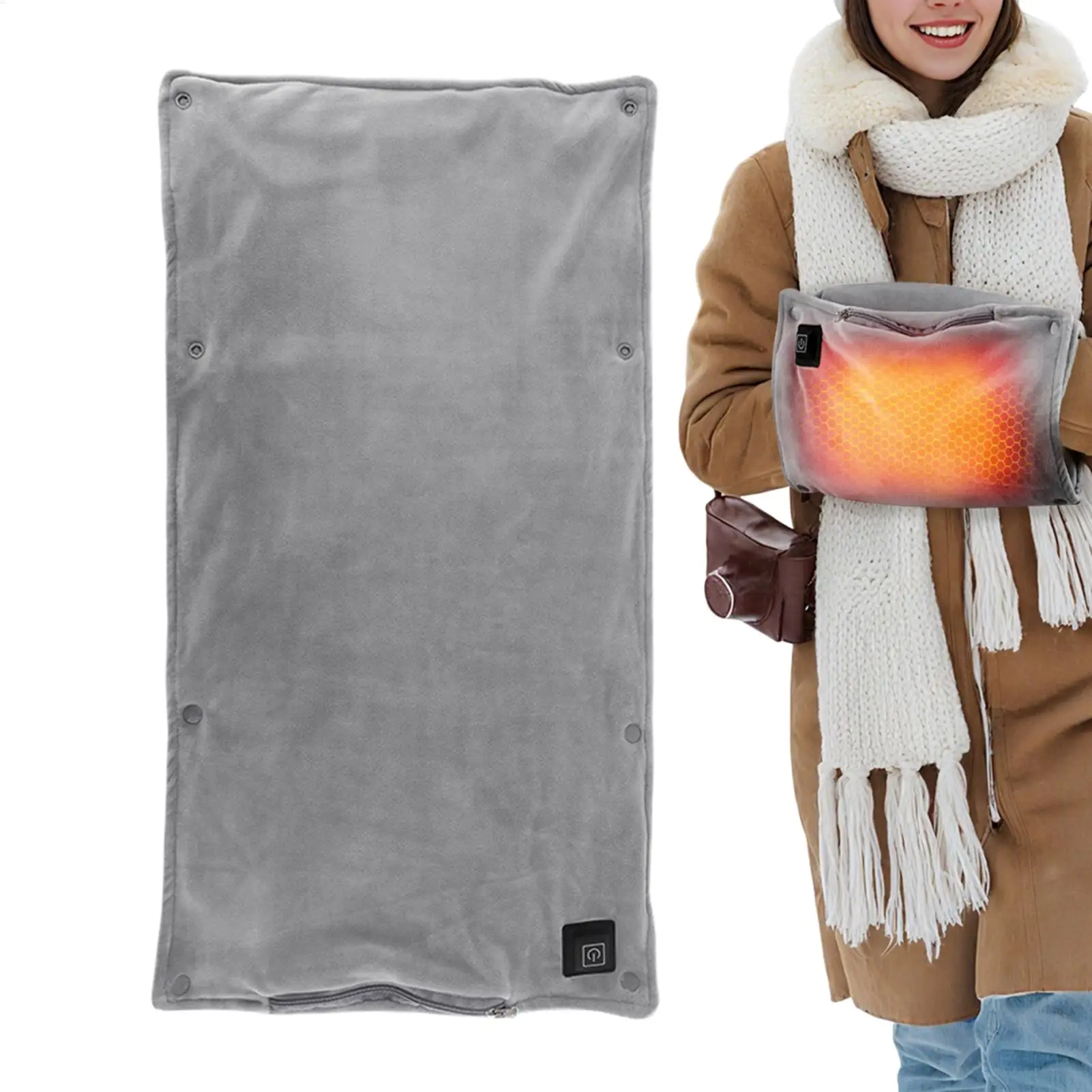 

Электрическая грелка для рук с подогревом, USB-перчатки с подогревом, грелки для рук, 3-режимная грелка, грелка для улицы, в помещении, для женщин, мужчин, детей