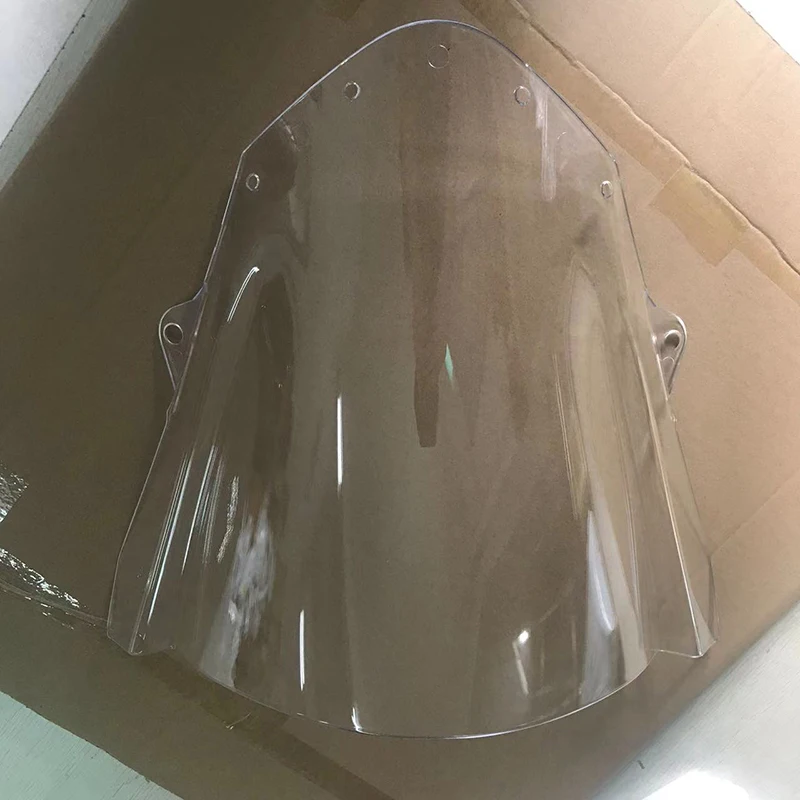 ZX6R Windscreen Double Bubble Windshield For 2009 2010 2011 - 2017 2018 2019 2020 2021 2022 2023 Kawasaki Ninja 636 ZX-6R ZX 6R