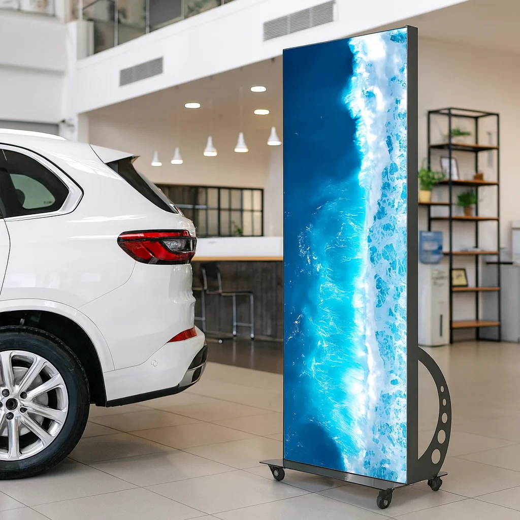High Quality Board Sign Signage Digital Advertising Screen Video Horizontal and Billboard Led Poster Display