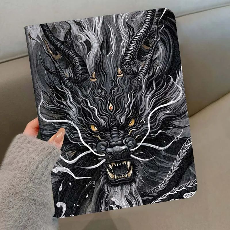 Чехол Fierce White Dragon Red Eyes Cover для Xiaomi Mi Pad Mini 4 5 6 7 8, Redmi Pad K SE Pro Plus 2023 2025, чехол для планшета