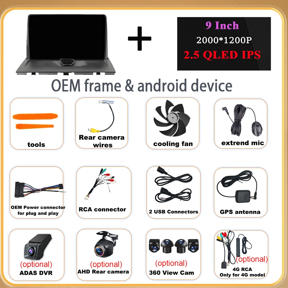 Android 16 Auto Car Radio Carplay For Peugeot Expert 2 For Citroen Jumpy For Fiat Scudo For Toyota Proace 2007-2017 Navigation - view 6
