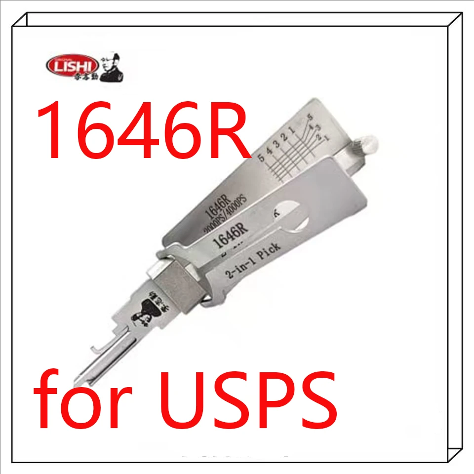 2026 NEW Lishi 2-in-1 Pick/Decoder for USPS 1646R/CompX C9100 Mailbox Locks LOCKSMTH TOOL