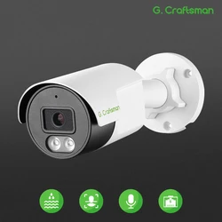 G.craftsman-irナイトビジョン監視セキュリティレンズ、xmeye、6mp poe、2.8mm