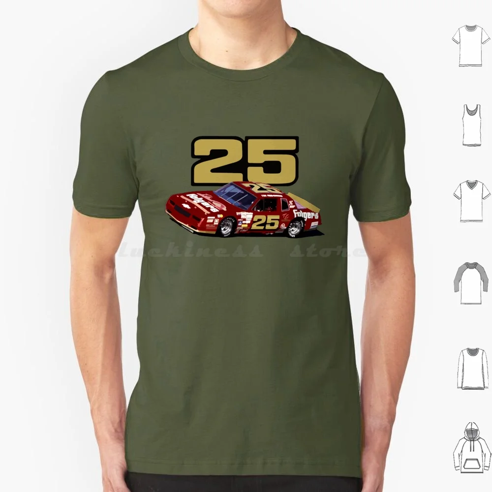 Tim Richmond #25 T Shirt Cotton Men Women DIY Print Tim Richmond Dick Trickle Green Days Of Thunder Mello Yello Speedway