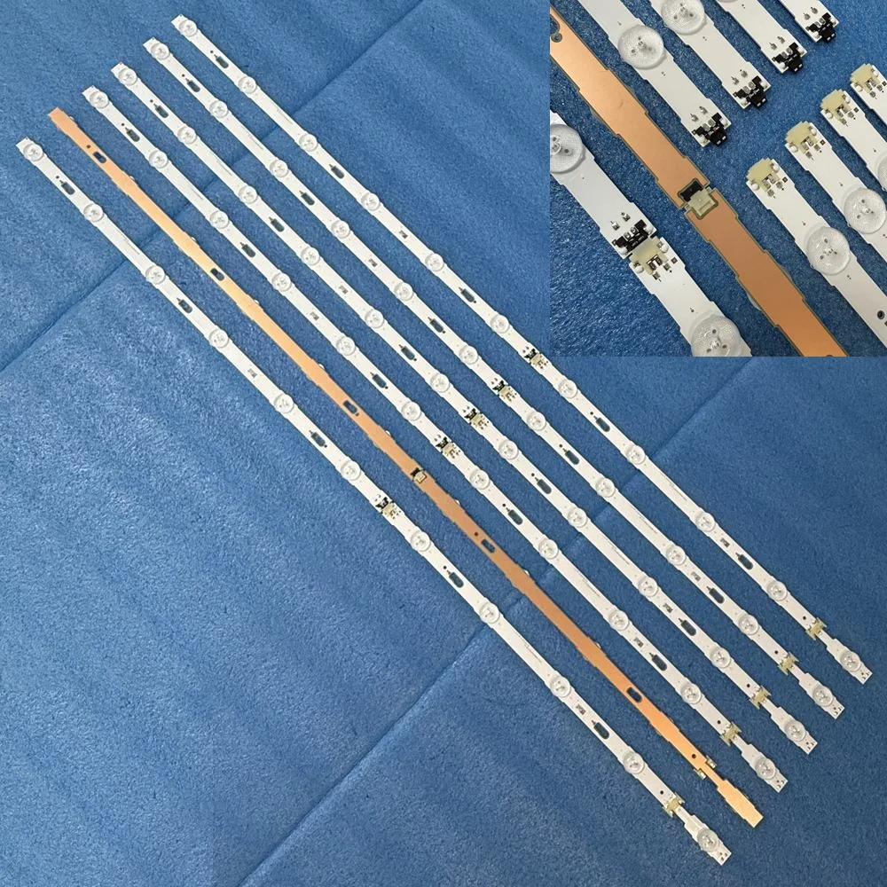 12 ピース/セット LED バックライトストリップサムスン UE48JU6750U UE48JU6790U UE48JU7000L 用