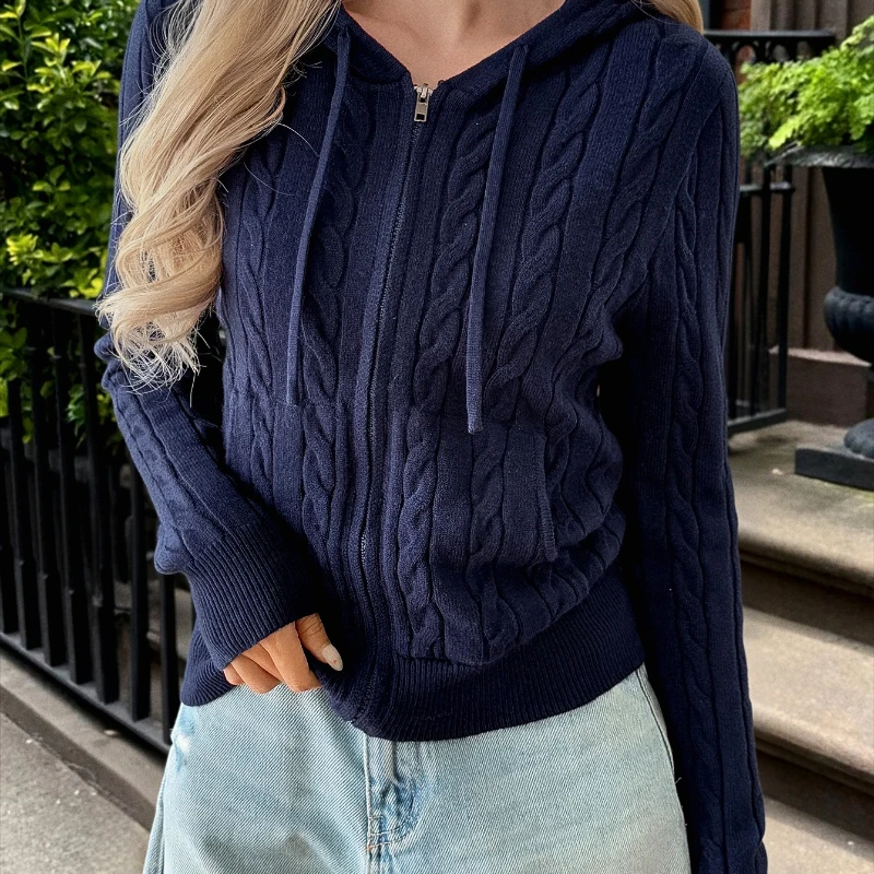 

Casual Woolen Long Sleeved Sweatshirt, Women's Clothing, Autumn/winter 2025