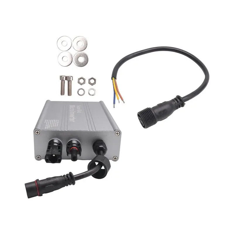 HLZS-700W Solar For Micro-Inverter Solar Grid Tie Microinverter IP65 Control Self Cooling 110/230V