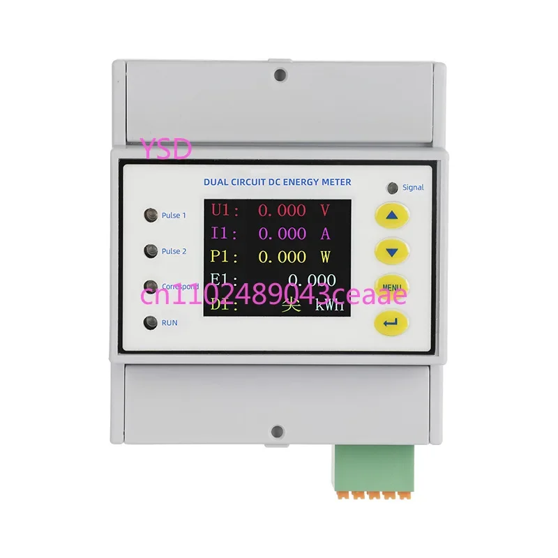 RS485 DC Meter Multi-function Meter Large Screen LCD Display Voltage Current Power Time Setting Meter