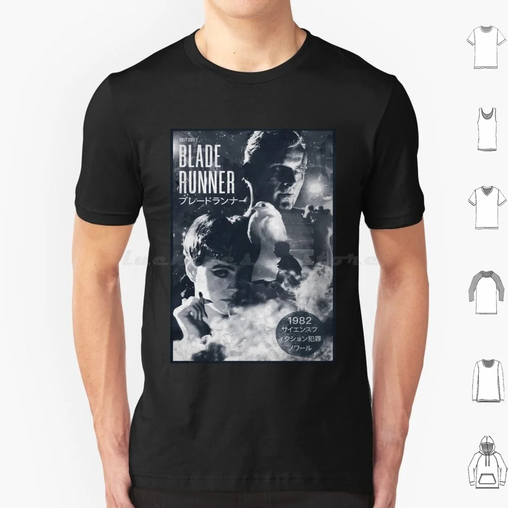 Movie Poster Redesign T Shirt 6xl Cotton Cool Tee Replicant 2049 Sci Fi 2049 Harrison Movie Ridley Deckard Film Science Fiction