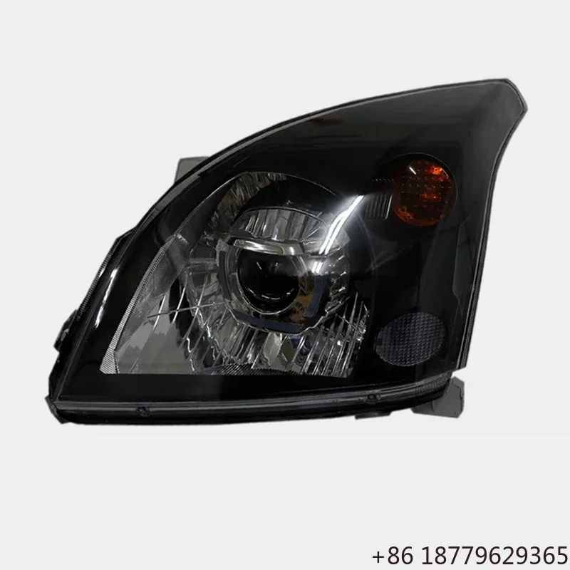 Full LED Custom Headlights with Bi-Xenon Projector Lens DRL Off-Road SUV Fitment 2003-2009