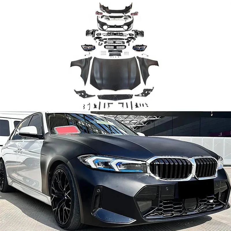 

New Den 2013-2019Y 3 series F30 F35 upgr to 2023 G20 LCI body kit facelift car accessories auto parts 3s F30 F35