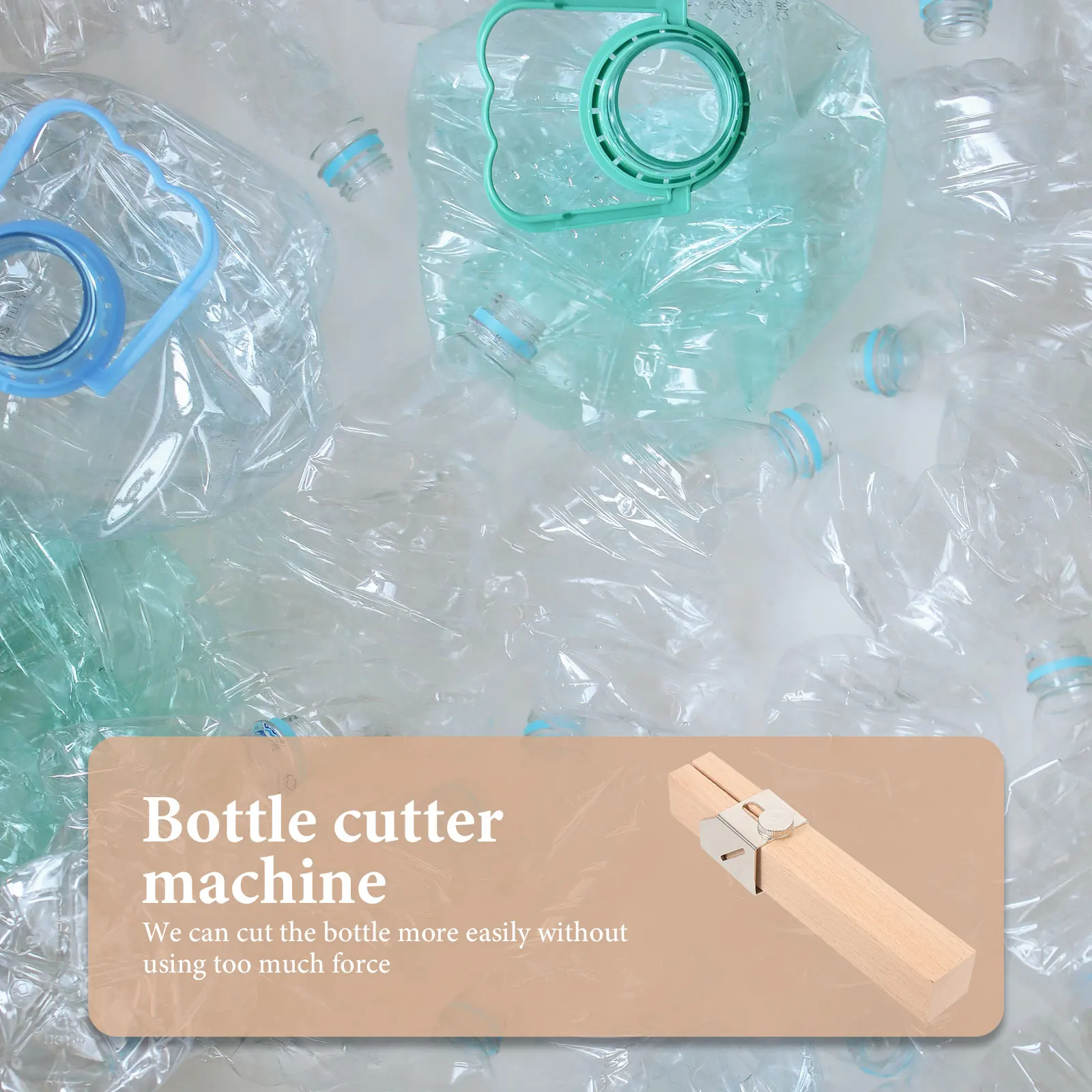 

Sturdy Plastic Bottle Tool Portable Eco Friendly Outdoor Reusable Artistic Bottle Rope Maker for Water