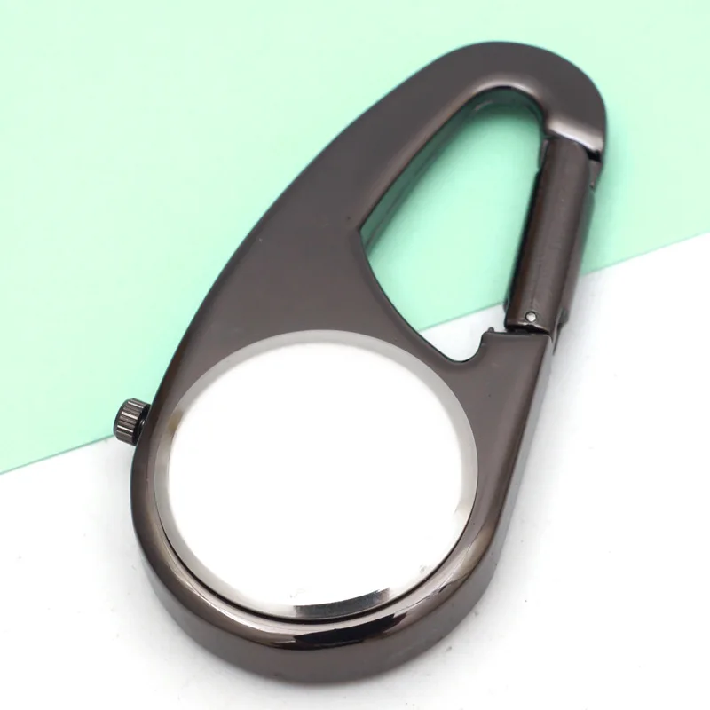 Climbing Watch Clip-On Backpack Carabiner Analog Quartz Pocket Watch Men Mountaineering Outdoor Sports Man Male Buckle Watches