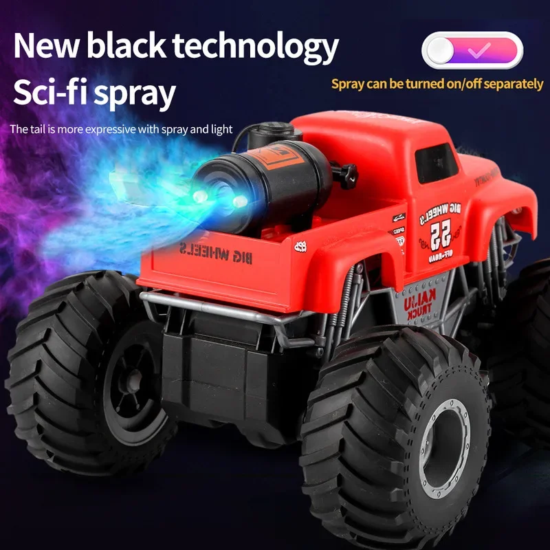 Remote Control Off-Road Vehicle Safe Sturdy With LED Light Endurance School Bus Climbing Bike Mountain Bike