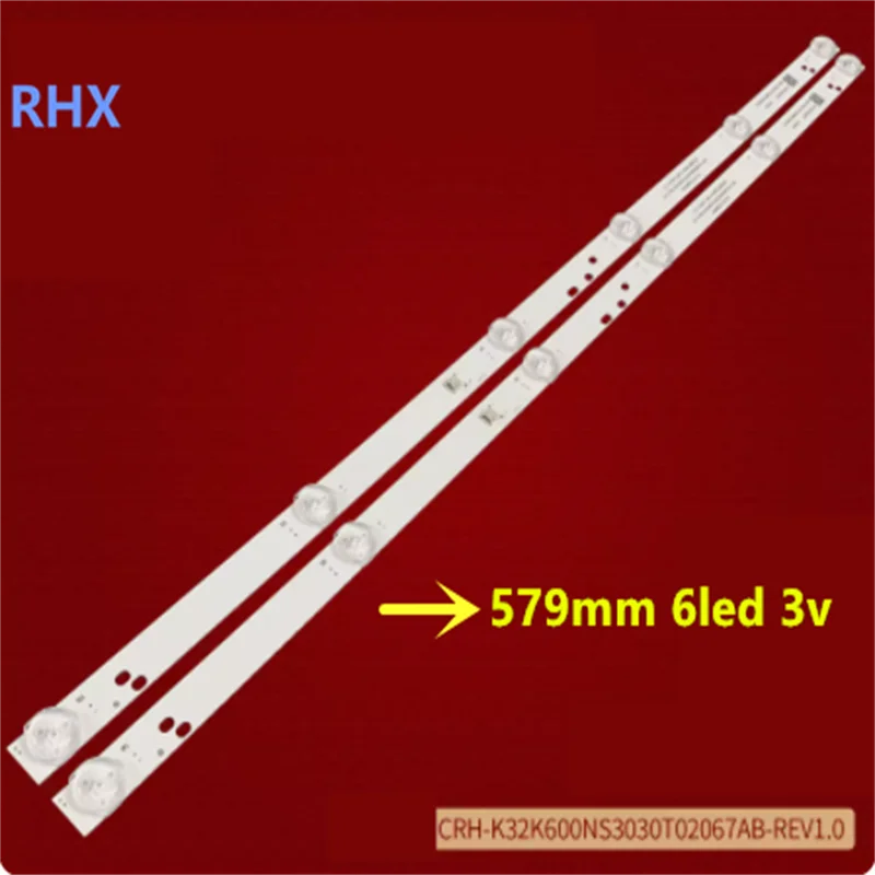 

LED backlight for 32C5 CRH-K32K600NS3030T02067AB-REV1.0 W 2 light bar 100% new