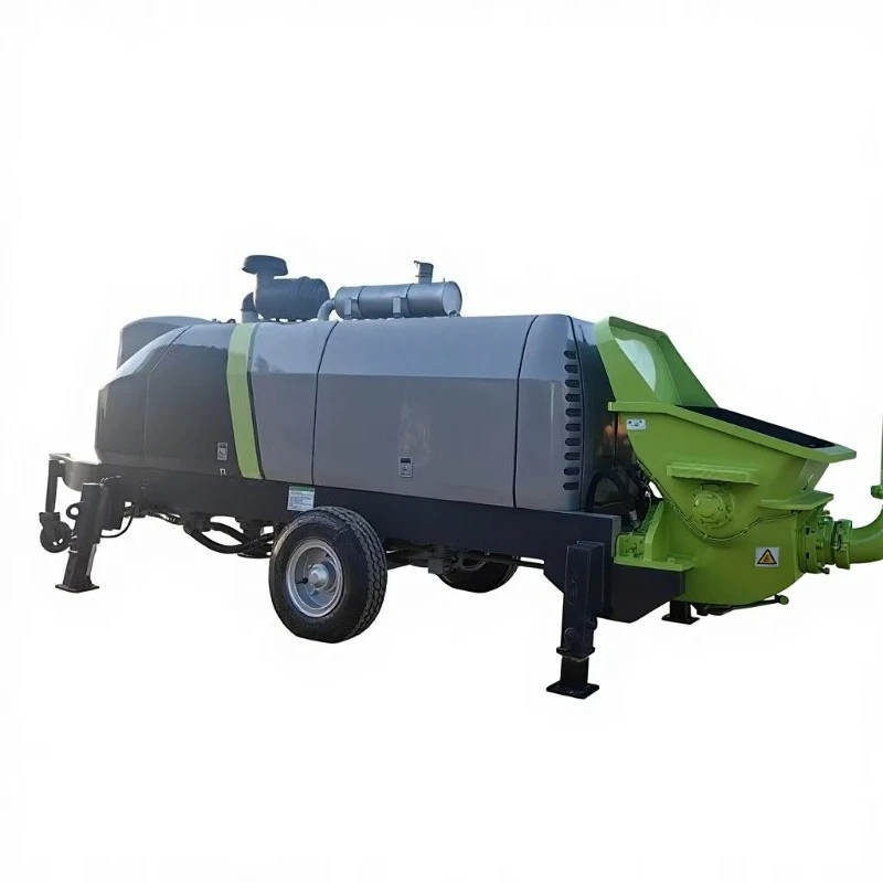 2025 Zoomlion Powered Concrete Pump Machine Stationary Trailer Model Ready-Mix Stationary Pump