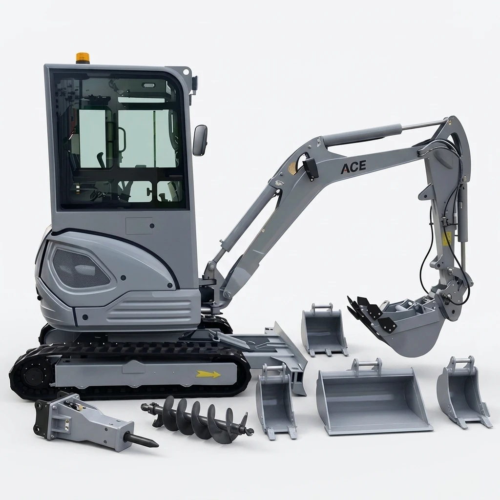 free shipping 2.5 ton excavator mini Digger bagger kubota mini excavator 2.7 ton full hydraulic mini excavator with customize