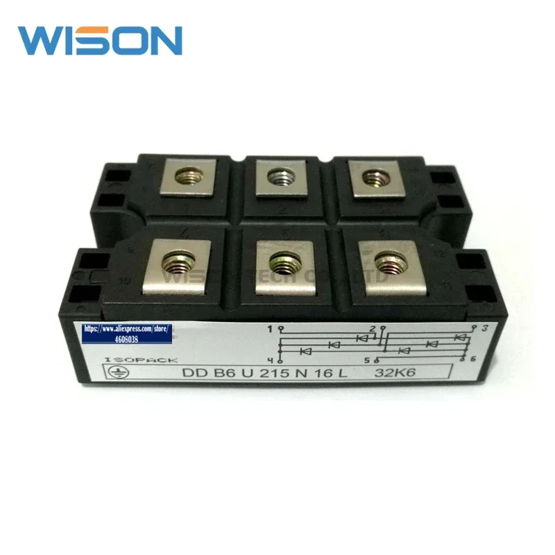 وحدة DDB6U215N16L DDB6U215N12L, DDB6U215N14L DDB6U215N18L DDB6U215N18L شحن مجاني جديدة وأصلية