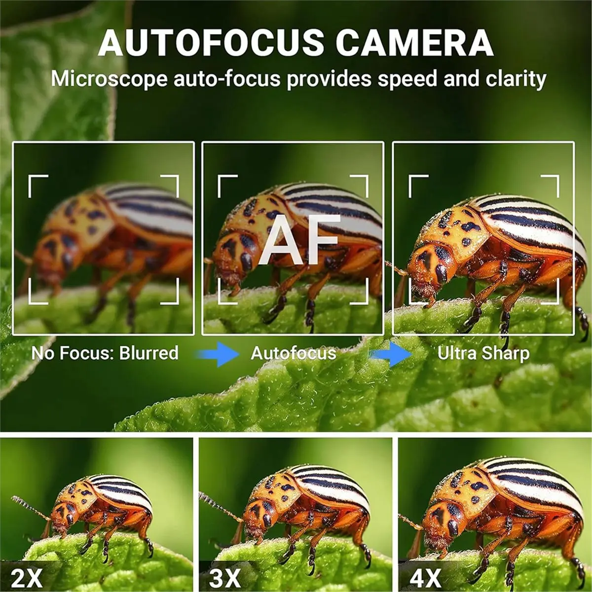 

Цифровой ручной микроскоп A72U с автофокусом, 2,8-дюймовым IPS-экраном и светодиодами, портативная лупа для Mac/Windows